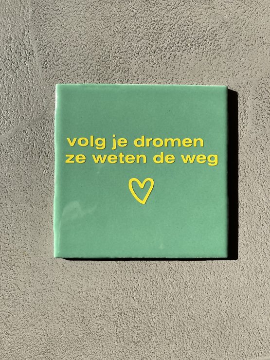 Tegeltje Volg je dromen - Afbeelding 2
