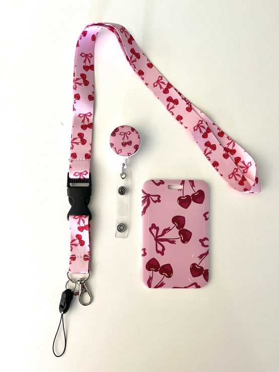 Badgehouder "Cherry love"