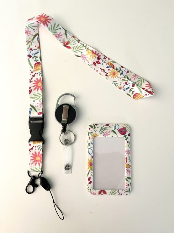 Badgehouder "Crazy flower" - Afbeelding 2