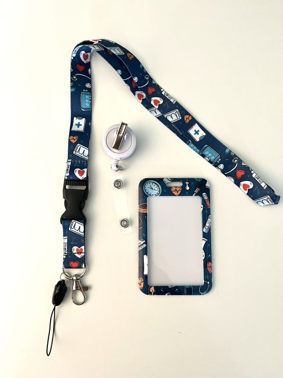 Badgehouder "Blue monday" - Afbeelding 2