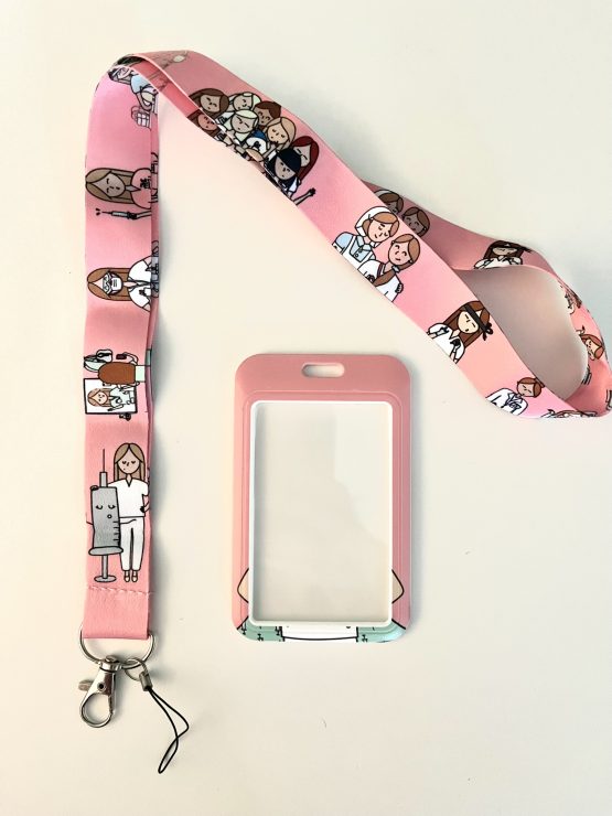 Badgehouder "Scrubnurse pink" - Afbeelding 2