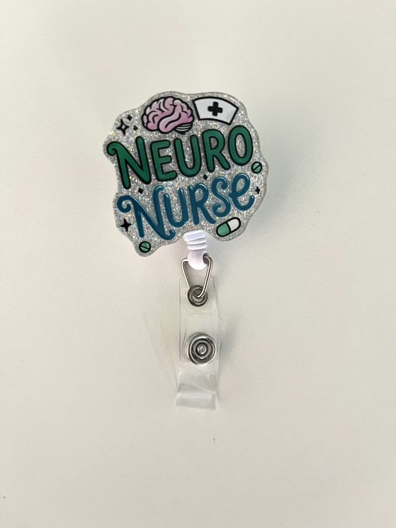 Uittrekbare clip voor badge "NEURO nurse"